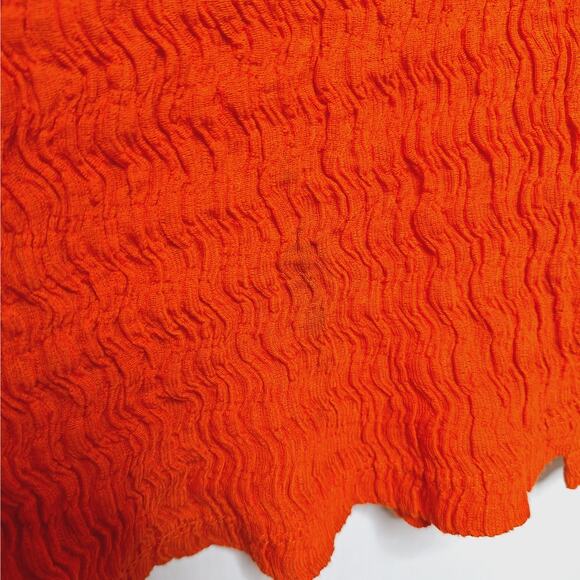 Free People Vibrant Orange Midi Dress - Picture 12 of 14